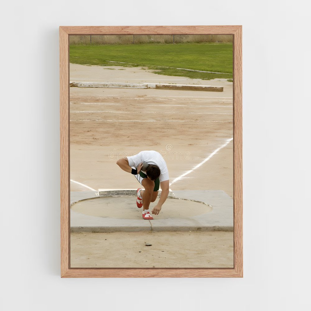 Poster Shot put – affiche Athlétisme (vue 4)